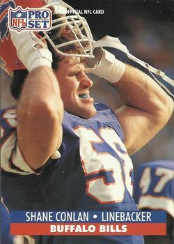 Shane Conlan Buffalo Bills 1991 Pro set NFL #75